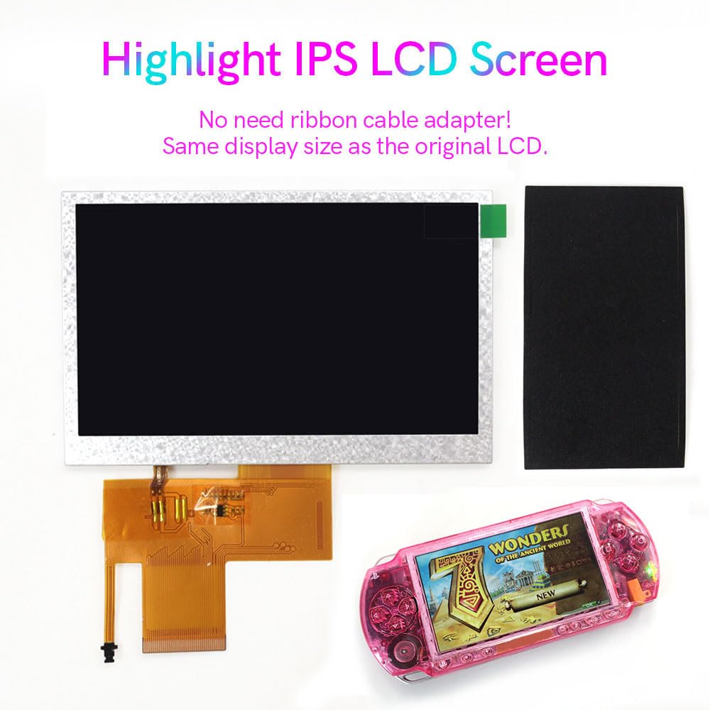 PSP 1000 IPS Screen Replacement Upgrade - (Mail-In-Service)