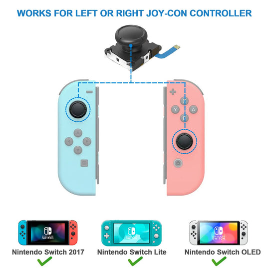 Nintendo Switch Joy-Con Joystick Replacement – Drift Fix (Mail-In Service) 🎮