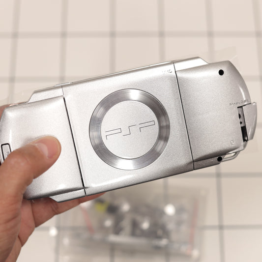 New PSP 1000 Full Housing Shell Replacement Complete Silver USA Ship🔥