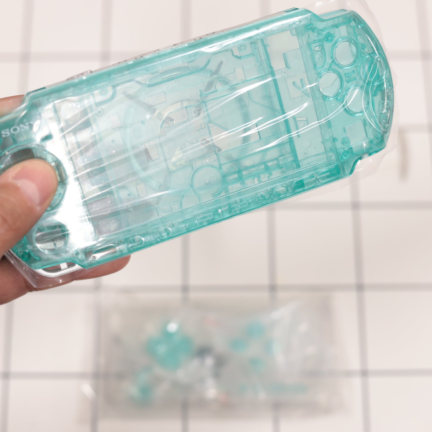 New PSP 3000 Green Clear Full Housing Shell Replacement Complete USA Ship🔥