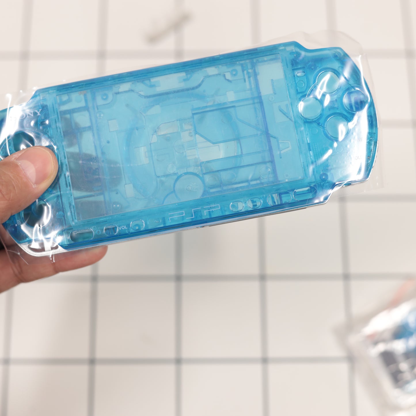New PSP 3000 Blue Clear Full Housing Shell Replacement Complete USA Ship🔥 (Copy)