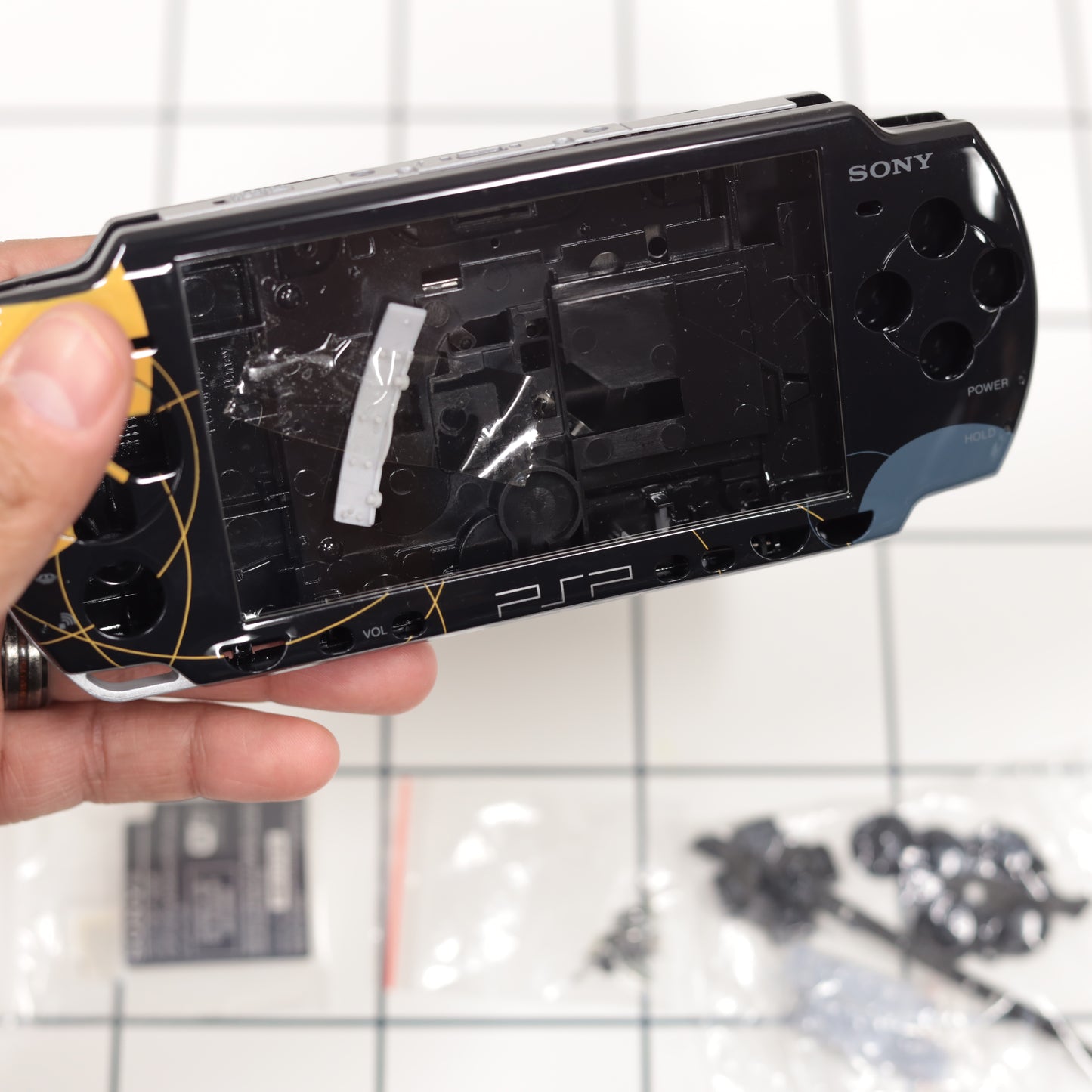 New PSP 2000 Full Housing Shell Replacement Complete Signature Model Tsukimi