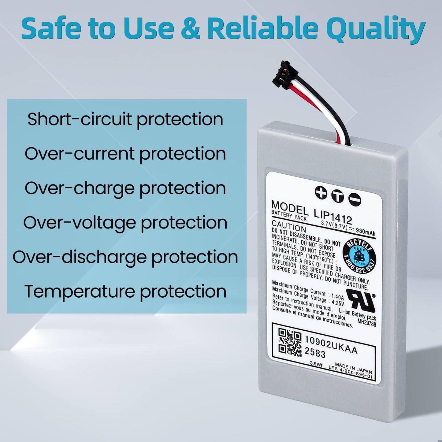 PSP Go Battery Replacement 930mAh - (Mail-In Service)