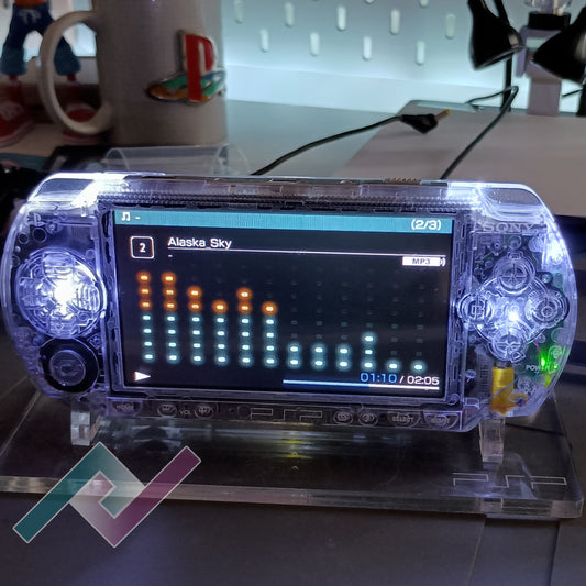 🎮 PSP Custom LED Mod (Sound Reactive)