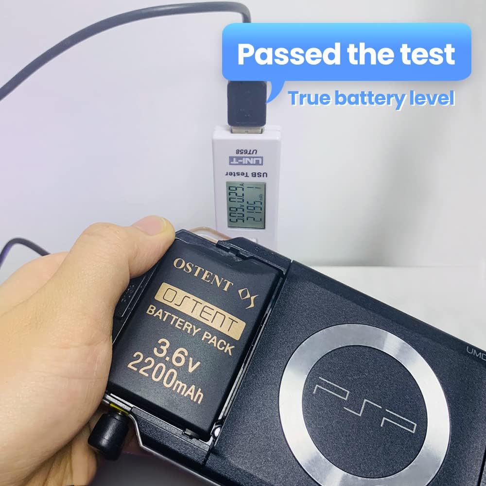 PSP 1000 High Capacity 2200mAh OSTENT Battery – Longer Playtime (Replacement Battery)