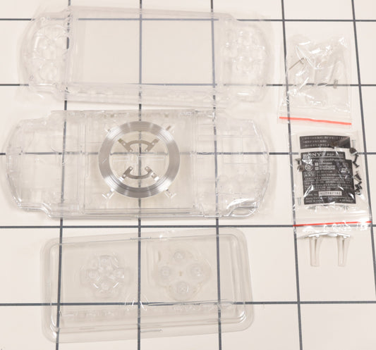 New PSP 2000 Shell Replacement Complete Translucent Clear USA Ship🔥