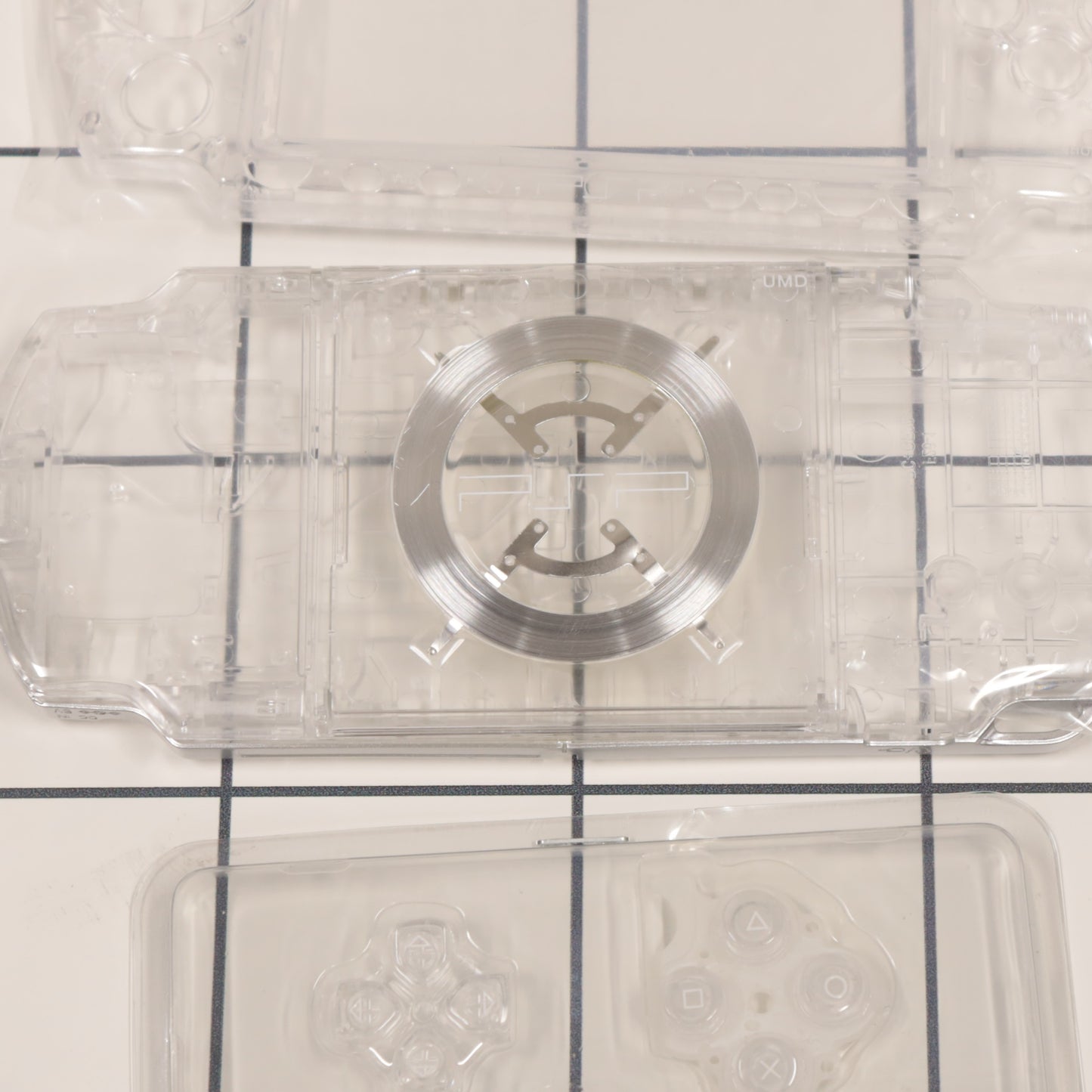 New PSP 2000 Shell Replacement Complete Translucent Clear USA Ship🔥