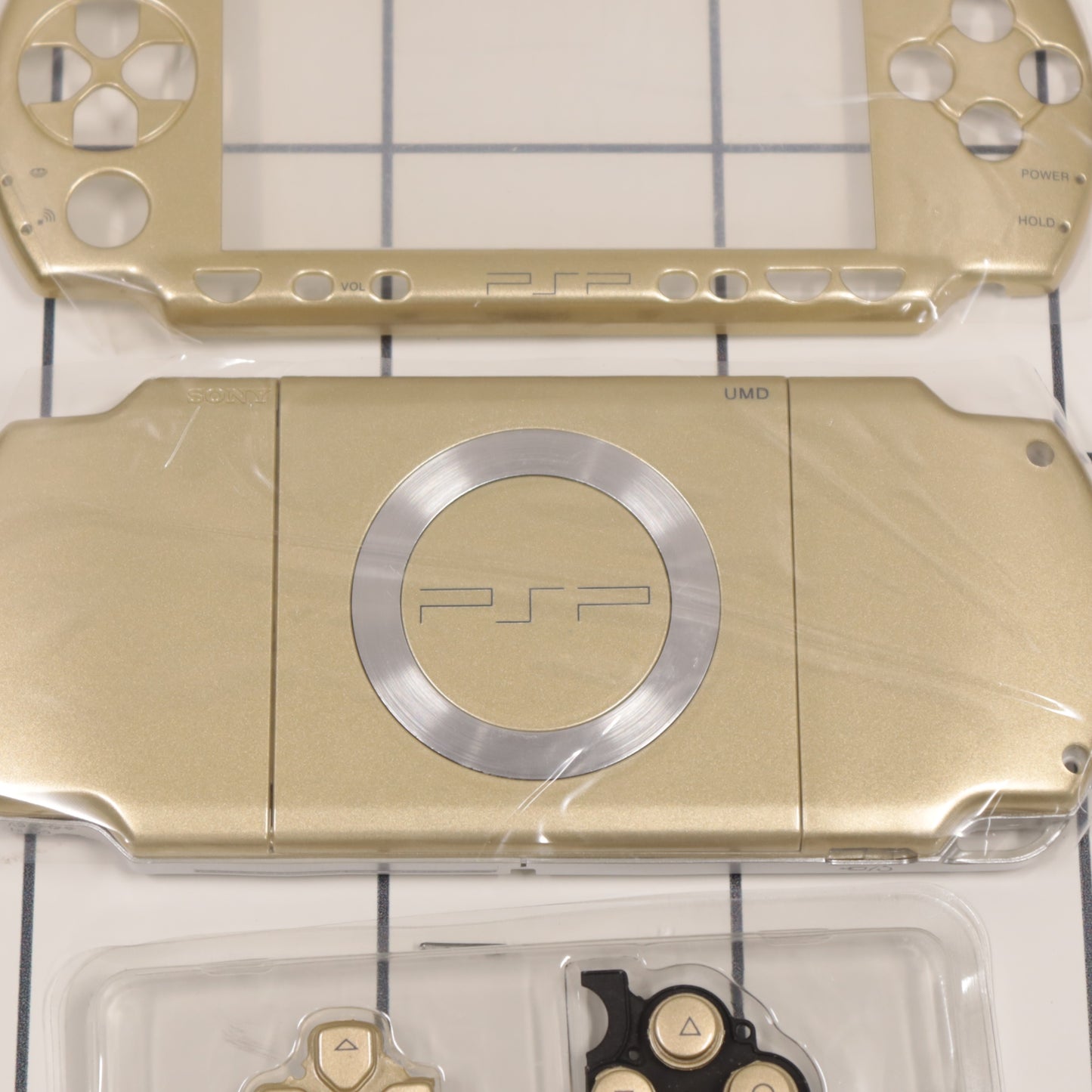 New PSP 2000 Shell Replacement Complete Gold USA Ship🔥