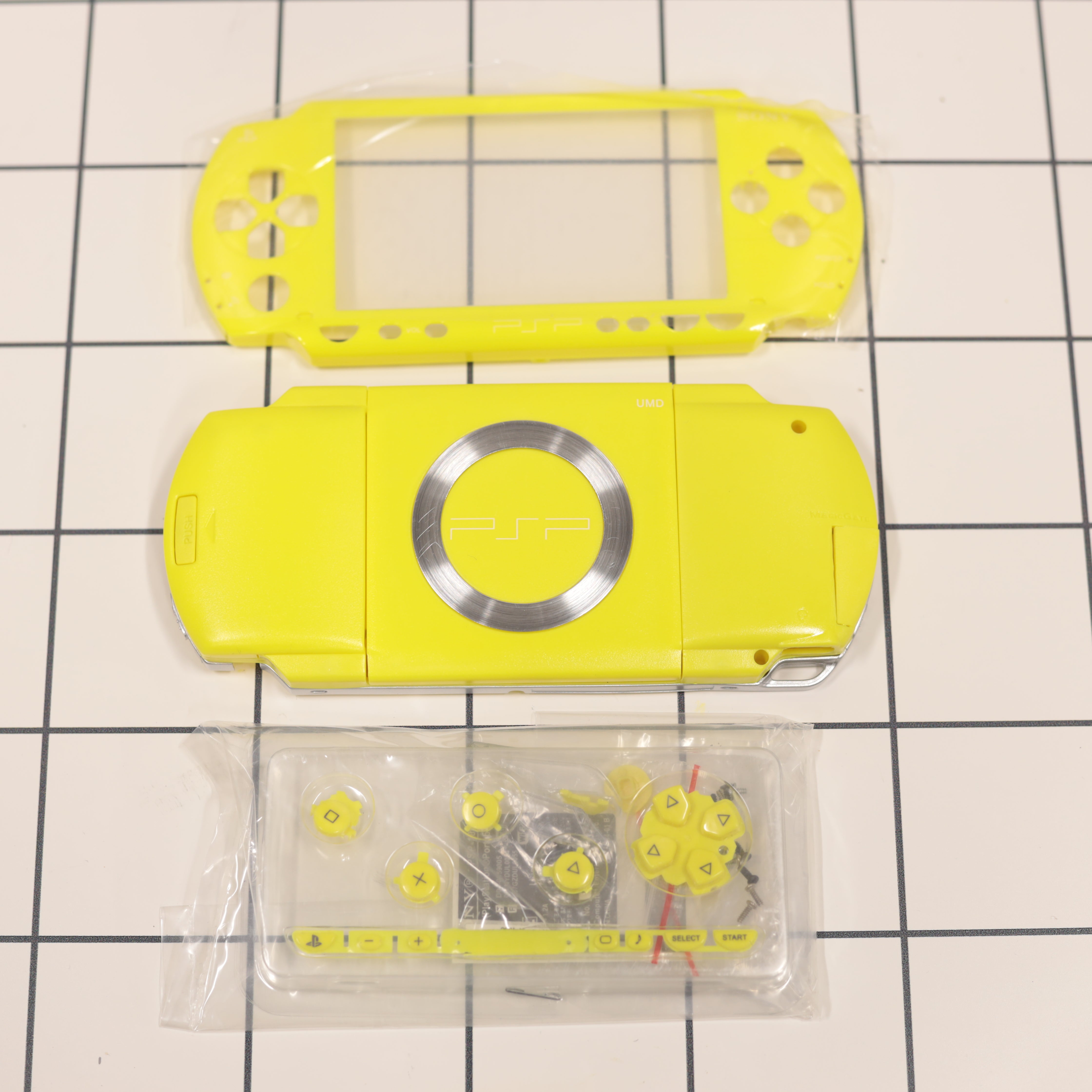 New PSP 1000 Full Housing Shell Replacement Complete Yellow USA Ship🔥 ...
