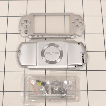 New PSP 1000 Full Housing Shell Replacement Complete Silver USA Ship🔥