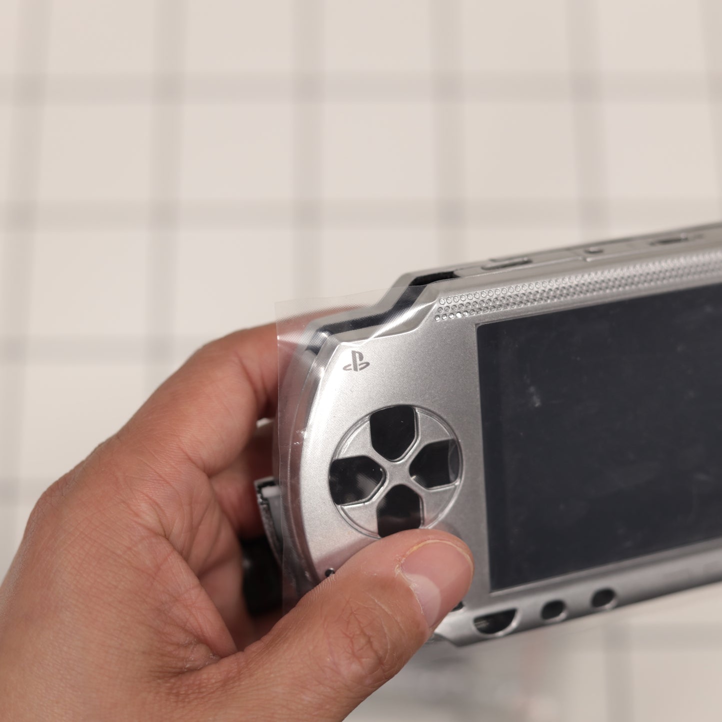 New PSP 1000 Full Housing Shell Replacement Complete Silver USA Ship🔥