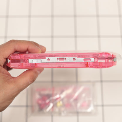 New PSP 1000 Pink Clear Full Housing Shell Replacement Complete USA Ship🔥