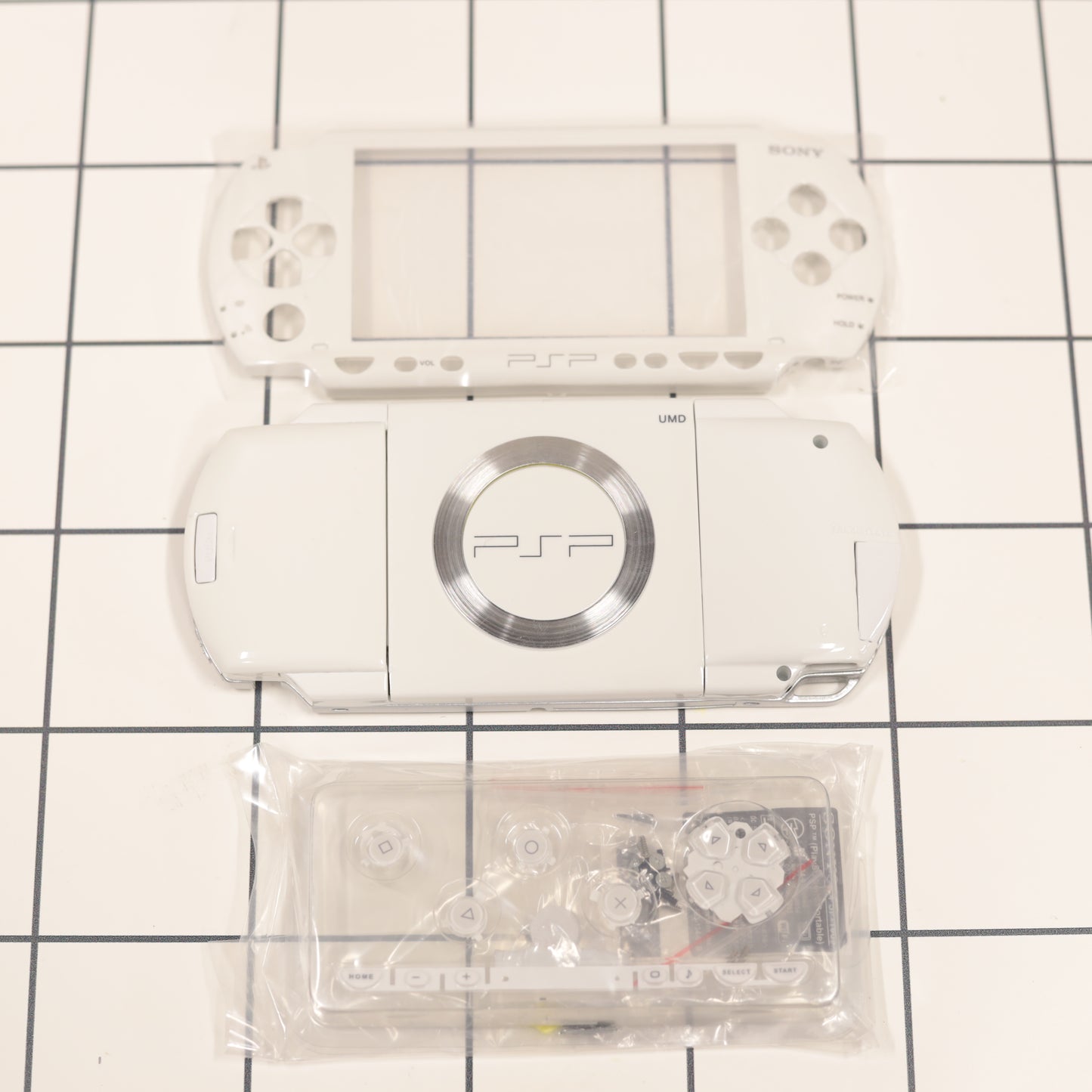 New PSP 1000 White Full Housing Shell Replacement Complete USA Ship🔥