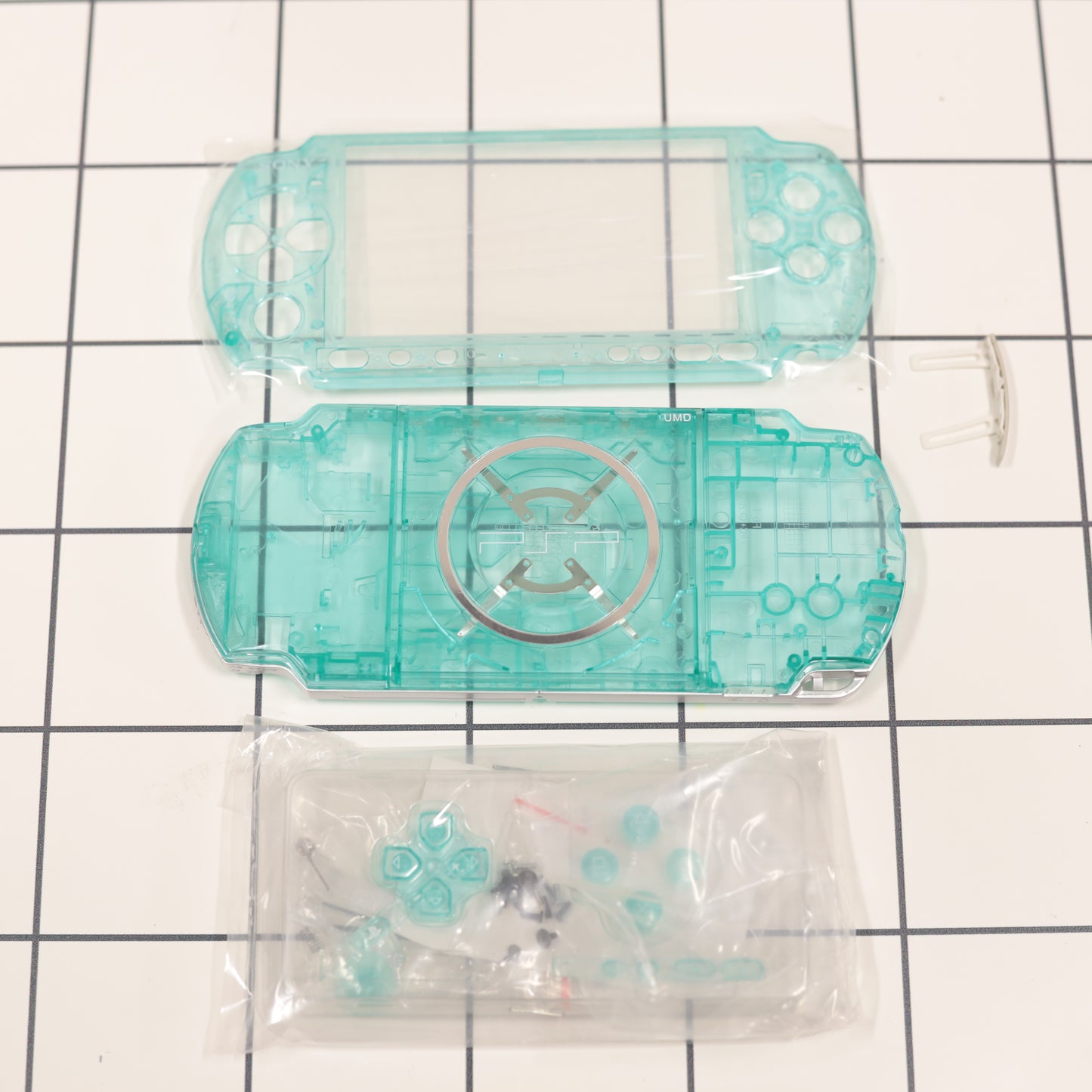 New PSP 3000 Green Clear Full Housing Shell Replacement Complete USA Ship🔥