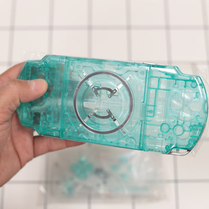 New PSP 3000 Green Clear Full Housing Shell Replacement Complete USA Ship🔥