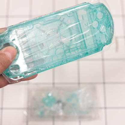 New PSP 3000 Green Clear Full Housing Shell Replacement Complete USA Ship🔥