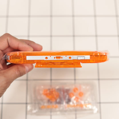 New PSP 3000 Orange Clear Full Housing Shell Replacement Complete USA Ship🔥