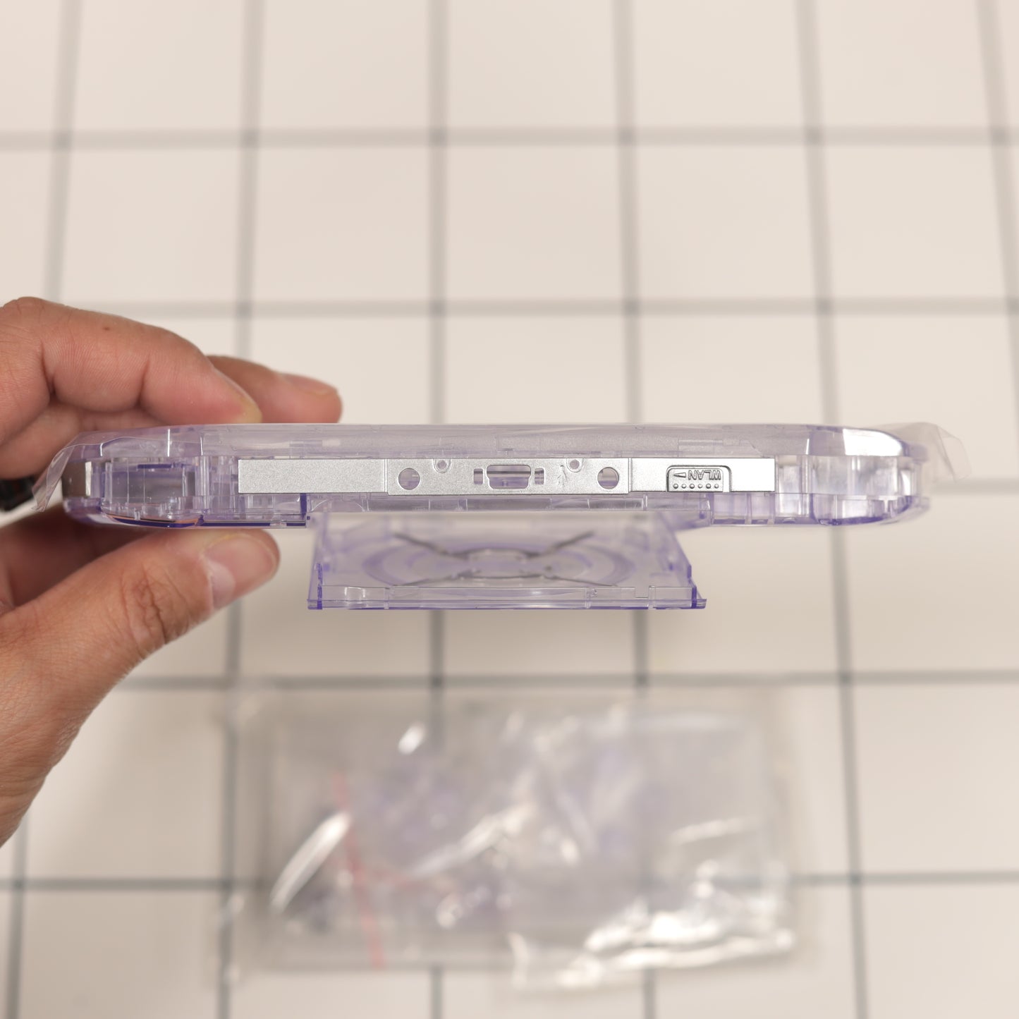 New PSP 3000 Purple Clear Full Housing Shell Replacement Complete USA Ship🔥