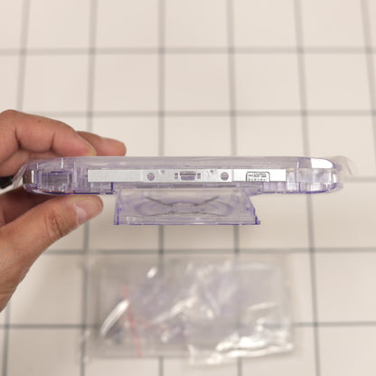 New PSP 3000 Purple Clear Full Housing Shell Replacement Complete USA Ship🔥