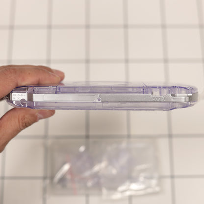 New PSP 3000 Purple Clear Full Housing Shell Replacement Complete USA Ship🔥