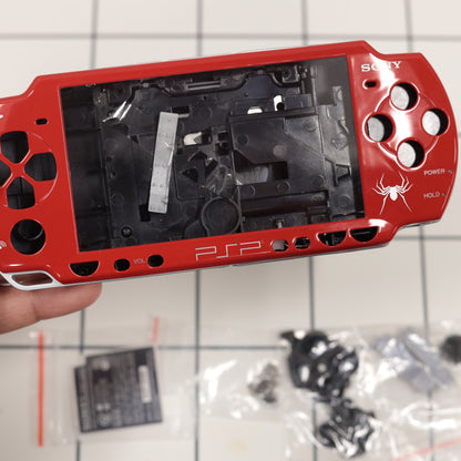 New PSP 2000 Spider-Man Full Housing Shell Replacement Complete USA Ship 🔥