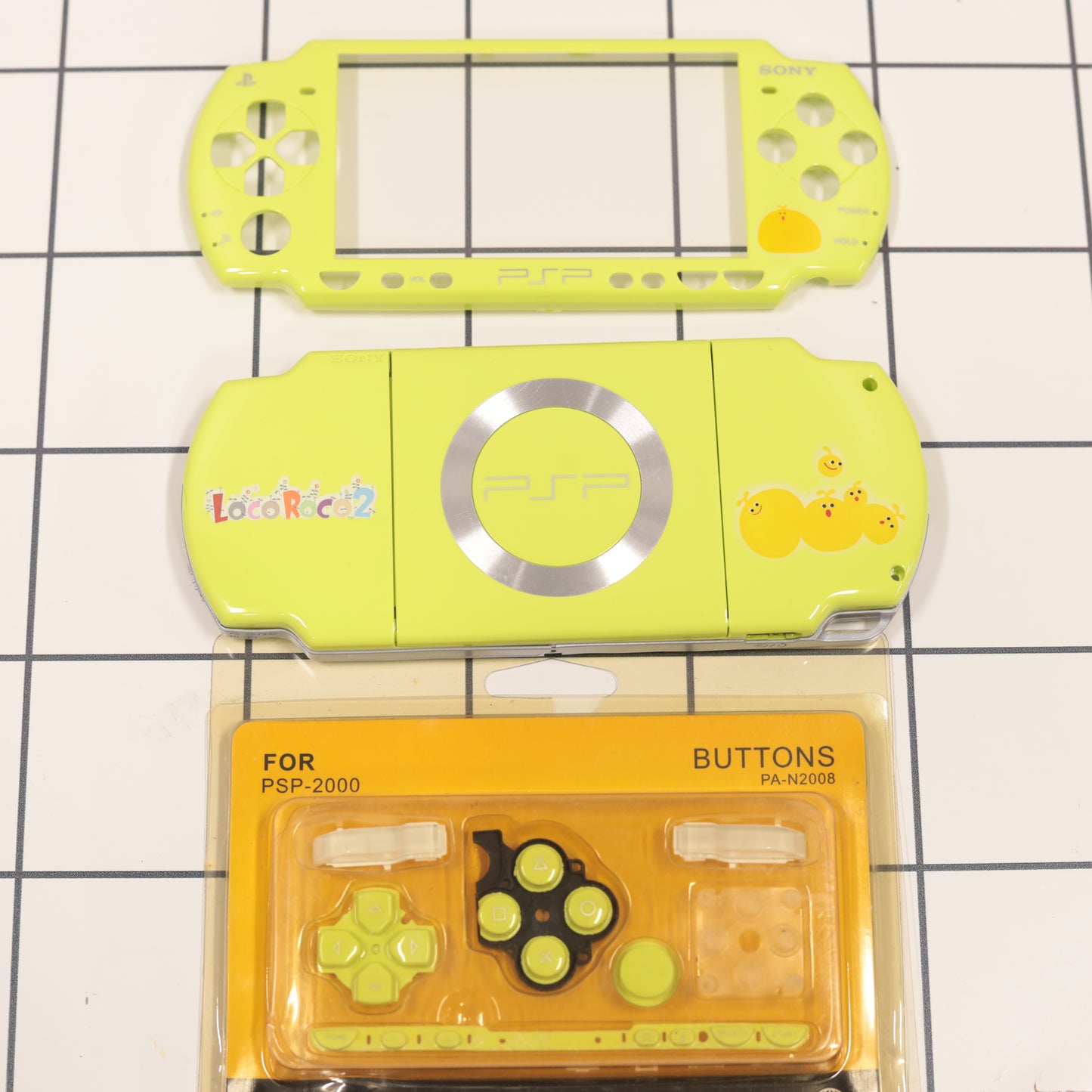 New PSP 2000 LocoRoco 2 Full Housing Shell Replacement Complete USA Ship 🔥