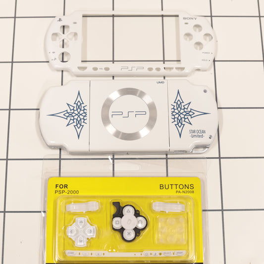 New PSP 2000 Star Ocean Limited Full Housing Shell Replacement Complete USA Ship