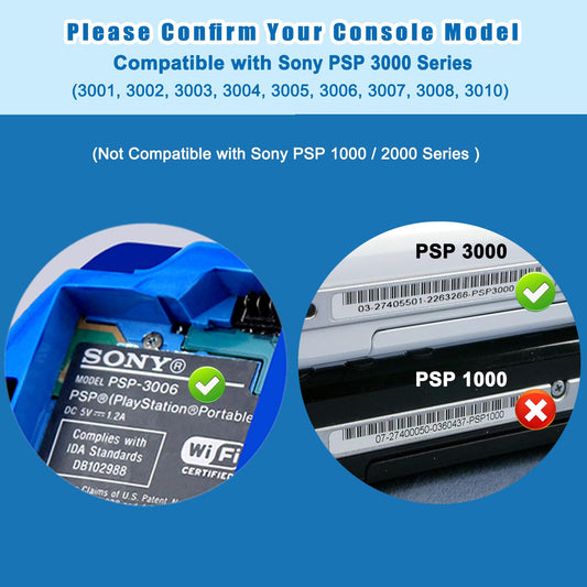 PSP 3000 Complete Button Ribbon Cable Replacement - (Mail-In Service)