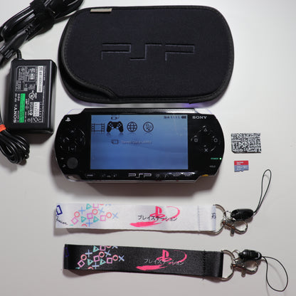 Custom PSP Bundle – LED Sound-Activated Trigger Mod + Memory Card Adapter + Accessories 🎮🔥