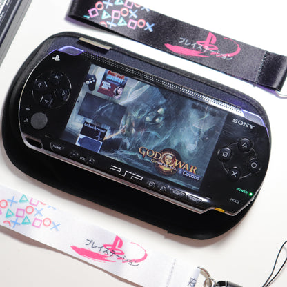 Custom PSP Bundle – LED Sound-Activated Trigger Mod + Memory Card Adapter + Accessories 🎮🔥