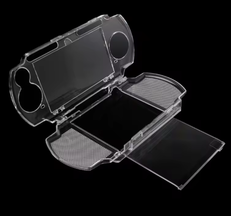 PSP 2000 / 3000 Protective Case Cover – Clear Hard Shell With Grip