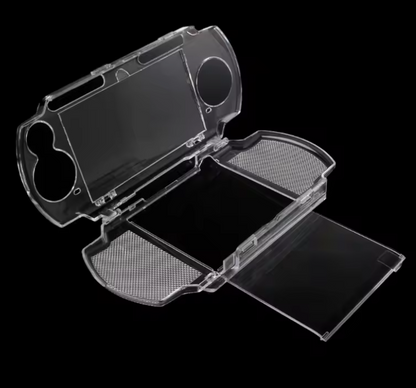 PSP 2000 / 3000 Protective Case Cover – Clear Hard Shell With Grip