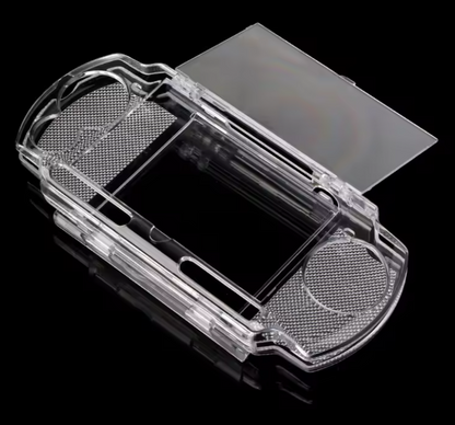 PSP 2000 / 3000 Protective Case Cover – Clear Hard Shell With Grip