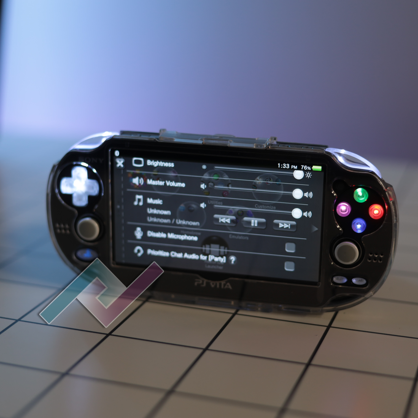 PS Vita 1000 Custom LED Button Mod – Mail‑In Service